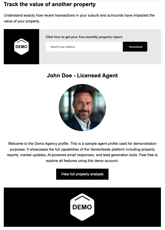 Agency-Branded Email Reports