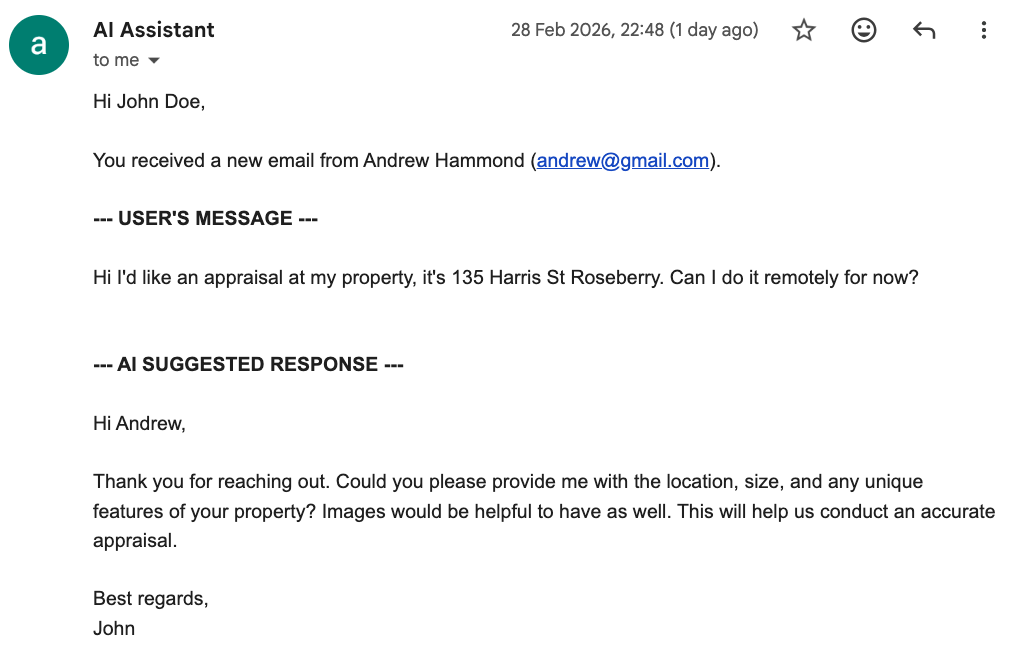 AI suggested response with human-in-the-loop