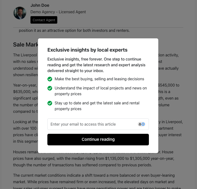 Capture Emails & Grow Your Database Automatically