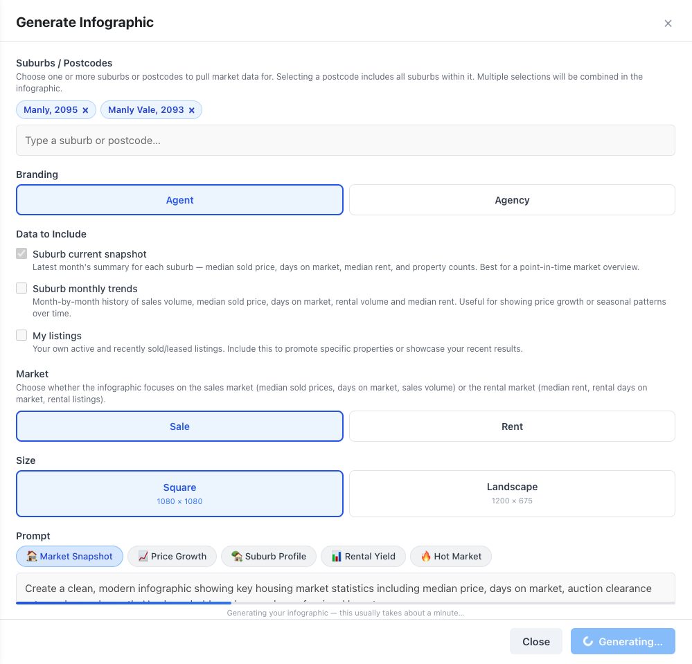 Data-Driven AI Infographics & Content